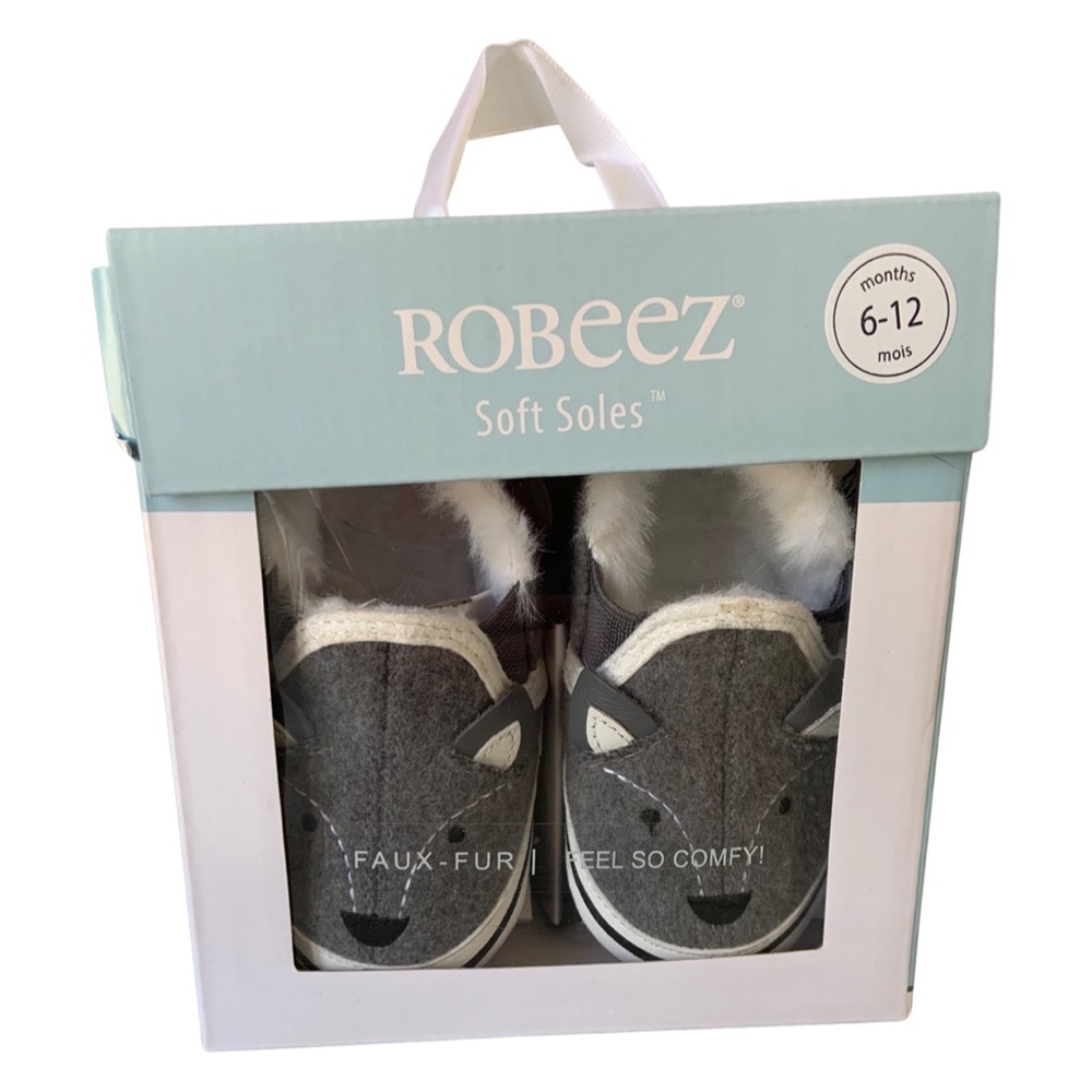 NEW In Box Robeez Fox 🦊 Soft Soul Leather Shoes